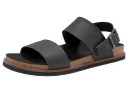 Outdoorsandale TIMBERLAND "Amalfi Vibes 2Band Sandal" Gr. 44, schwarz Schuhe Herren von Timberland