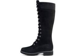 Schnürstiefel TIMBERLAND "Women's Premium 14in WP B" Gr. 37, schwarz (black, nubuck) Schuhe Schnürstiefeletten von Timberland