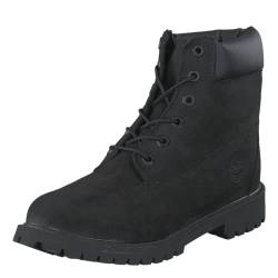 Timberland 6 Inch Premium Waterproof (Junior) Schnürstiefel, Schwarz Black, 36 EU von Timberland