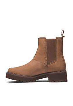 Timberland Damen Carnaby Cool Basic Chelsea Boot, Light Brown Nubuck, 41.5 EU von Timberland