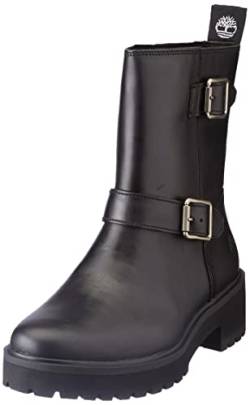 Timberland Damen Carnaby Cool Biker Ankle Boot, Jet Black, 39 EU von Timberland