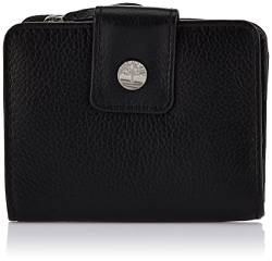 Timberland Damen Leather Small Indexer Wallet Billfold Geldbörse aus Leder, RFID, klein, schwarz von Timberland