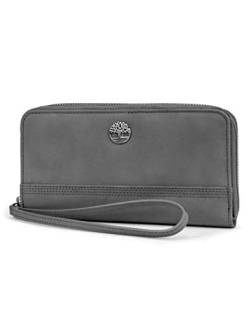 Timberland Damen Leder RFID Reißverschluss um Brieftasche Clutch mit Handschlaufe Armband, Castlerock (Nubuk) von Timberland