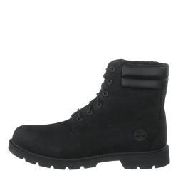 Timberland Damen Linden Woods 6 Inch Faux Fur Lined WR Stiefel, Black Nubuck, 39 EU von Timberland