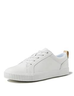 Timberland Damen Newport Bay Leather Oxford Sneaker Low Top, White Full Grain, 36 EU von Timberland