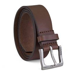 Timberland Herren 35Mm Boot Leather Belt Gürtel, braun, 38 von Timberland