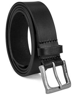 Timberland Herren 35Mm Boot Leather Belt Gürtel, schwarz, 38 von Timberland