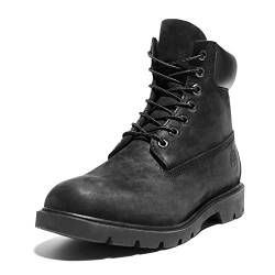 Timberland Herren 6" Basic Waterproof Boot Schwarz Leder Stiefel 40 von Timberland