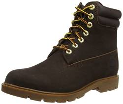 Timberland Herren 6 Inch WR Basic Stiefel, Dark Brown Nubuck, 47.5 EU von Timberland