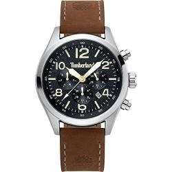 Timberland Herren Analog Quarz Uhr mit Leder Armband TBL15249JS.02 von Timberland