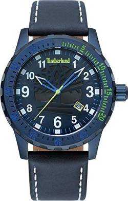 Timberland Herren Analog Quarz Uhr mit Leder Armband TBL15473JLBL.03 von Timberland