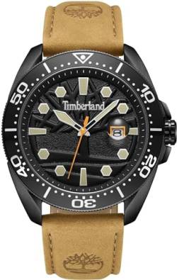 Timberland Herren Analog Quarz Uhr mit Leder Armband TDWGB2230601 von Timberland
