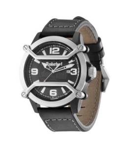Timberland Herren-Armbanduhr XL Analog Quarz Leder TBL.13867JPBS/02 von Timberland