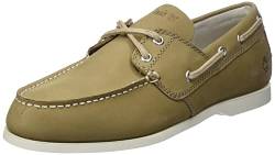 Timberland Herren Cedar Bay 2 Eye Boat Shoe, Medium Beige Nubuck, 40 EU Weit von Timberland