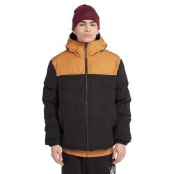 Timberland Herren DWR Welch Mountain Hooded Puffer Jacket Wheat Boot/Black Jacke, XL von Timberland