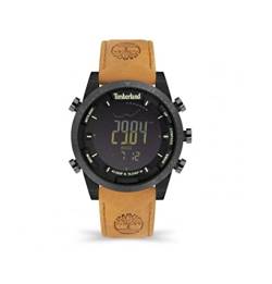 Timberland Herren Digital Quarz Uhr mit Leder Armband TDWGD2104703 von Timberland