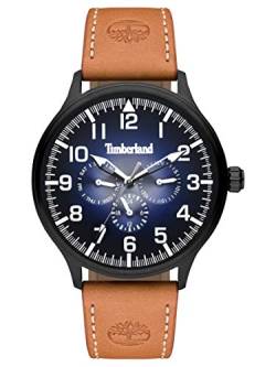 Timberland Herren Multi Zifferblatt Quarz Uhr mit Leder Armband TBL15270JSB.03 von Timberland