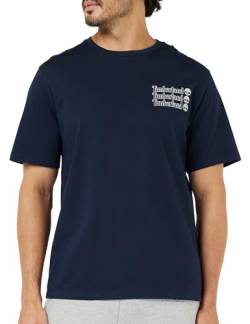 Timberland Men's Short Sleeve Tee 2 Tier3 T-Shirt, Dark Sapphire, 3XL von Timberland