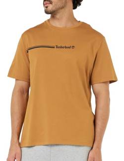 Timberland Men's Short Sleeve Tee 3 Tier3 T-Shirt, Wheat Boot, XL von Timberland