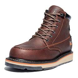 Timberland PRO Men's Gridworks Moc Soft Toe Waterproof Industrial Boot, Brown, 8 M US von Timberland