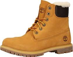 Timberland W Icon 6-Inch Premium Shearling Lined Boot Gelb, Damen Winterschuh, Größe EU 39 - Farbe Wheat Waterbuck von Timberland