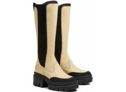 Winterstiefel TIMBERLAND "Everleigh Boot Tall" Gr. 38,5, gelb (hellgelb) Schuhe Damen Outdoor-Schuhe von Timberland