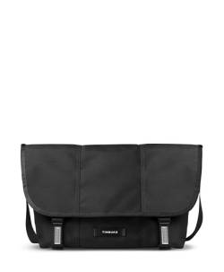 Timbuk2 Klassische Kuriertasche – langlebig, wasserabweisend, passend für 13 Zoll, 15 Zoll, 17 Zoll Laptops, Schwarz (Jet Black), Medium von Timbuk2