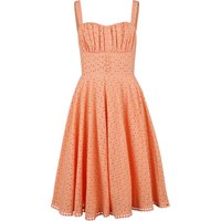 Timeless London Kleid knielang - Valerie Dress - XS bis XL - für Damen - Größe L - orange von Timeless London