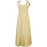 Timeless London Kleid lang - Sonny Dress - XS bis 4XL - für Damen - Größe 3XL - gelb/weiß von Timeless London