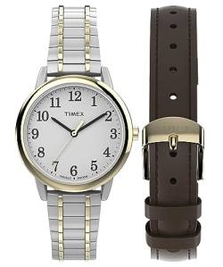 Timex Easy Reader Classic TWG062900 Armbanduhr, für Damen, 30 mm, Edelstahlband von Timex