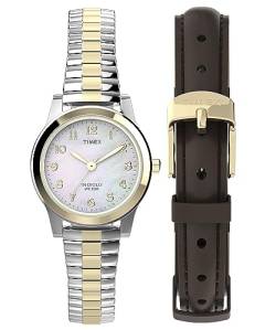 Timex Essex Ave TWG063400 Armbanduhr, für Damen, 25 mm, Edelstahlband von Timex