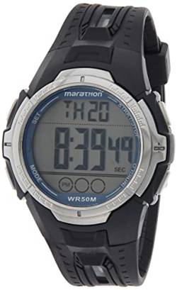 Timex Herren-Armbanduhr Marathon by Timex 44mm Digital Schwarz Resin T5K359 von Timex
