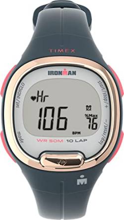 Timex Ironman Damen 33mm Digitaluhr mit Aktivitäts-Tracking & Herzfrequenz TW5M48200, Blau von Timex