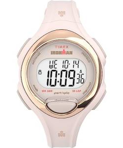 Timex Ironman Essential 30 Luxe TW2W17400 Armbanduhr, für Damen, 34 mm, Armband aus Polyurethan, Rosa von Timex