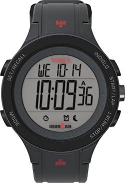 Timex Ironman Herren-Armbanduhr 42mm Digital Grau Silikonband TW5M48900 von Timex