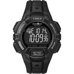 Timex Ironman Rugged 30 Herrenuhr mit Schwarzem Harzarmband in Voller Größe T5K793 von Timex