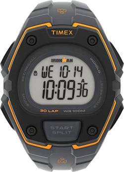 Timex Ironman TW5M48500 Herren-Armbanduhr Classic 45mm Digital Grau Resin Armband TW5M48500 von Timex