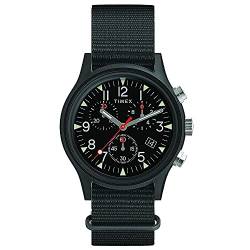 Timex Men's Chronograph Quarz Uhr mit Textil Armband TW2R67700 von Timex