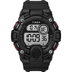 Timex Mens A-Game DGTL 50mm Watch - Black/Red [TW5M27600JV] von Timex