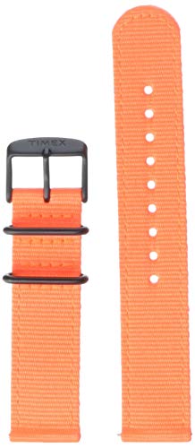 Timex TW7C06800 Metropolitan+ Nylonband, 20 mm, Orange von Timex