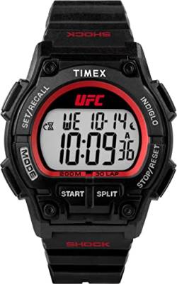 Timex UFC Herren-Chronographenuhr 45mm Schwarz Resin Strap TW5M52500 von Timex