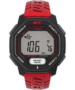 Timex UFC Performance Spark Herrenuhr 46mm mit rotem Harzband TW2V84000 von Timex