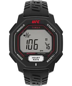 Timex UFC Performance Spark Herrenuhr 46mm mit schwarzem Harzband TW2V83800 von Timex