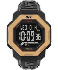 Timex UFC Strength Knockout Herrenuhr 48mm mit schwarzem Harzband TW2V89000 von Timex