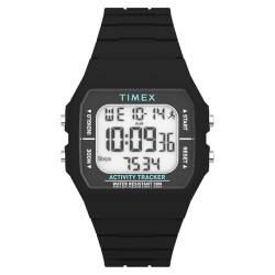 Timex Unisex Ironman Classic 40mm Watch - Black Strap Digital Dial Black Case von Timex