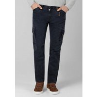 TIMEZONE Cargohose Cargo Denim Hose Slim Fit Stretch Jeans Regular BenTZ 5178 in Dunkelblau von Timezone