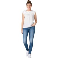 TIMEZONE Damen Jeans Slim EnyaTZ Womenshape - Slim Fit - Blau - Smurf Blue Wash von Timezone