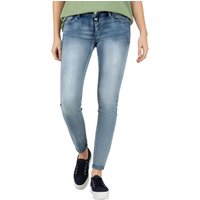 TIMEZONE Damen Jeans TIGHT SANYATZ - Tight Fit - Blau - Aqua Blue Wash von Timezone