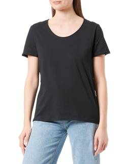 Timezone Damen Basic T-Shirt, Schwarz, Small von Timezone