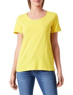 Timezone Damen Basic T-Shirt, gelb, X-Large von Timezone